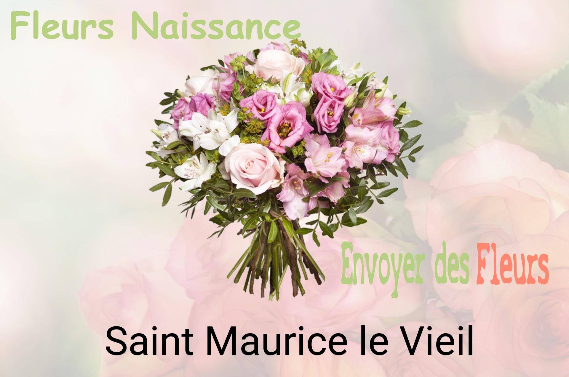 Bouquet de fleurs de naissance livré à Saint-Maurice-le-Vieil